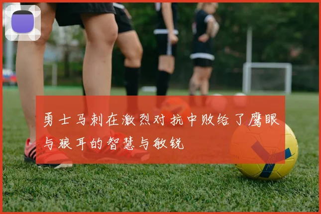 勇士马刺在激烈对抗中败给了鹰眼与狼耳的智慧与敏锐